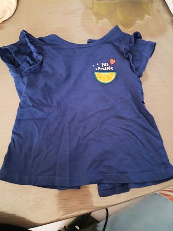 Tee-shirt gémo bleu marine