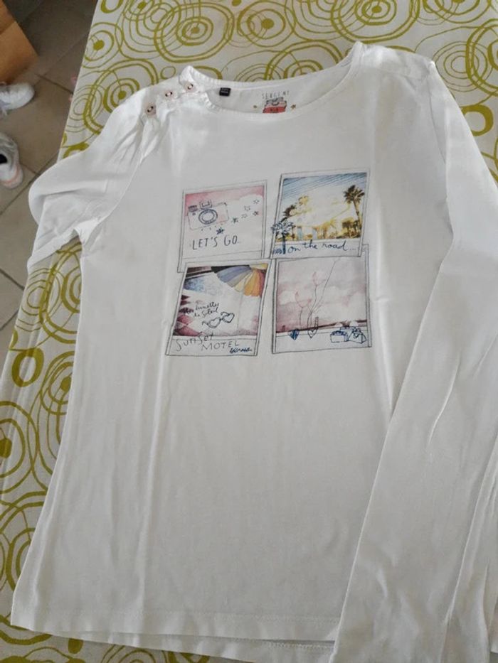 Tee shirt ML sergent major 12 ans