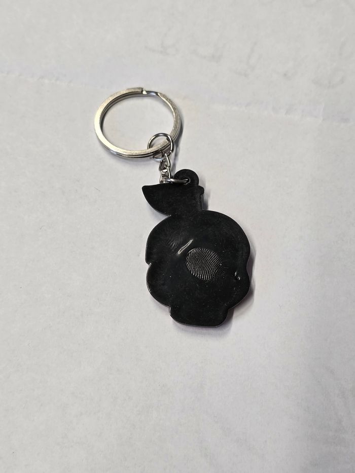 Porte clés tête de mort cerise - photo numéro 2