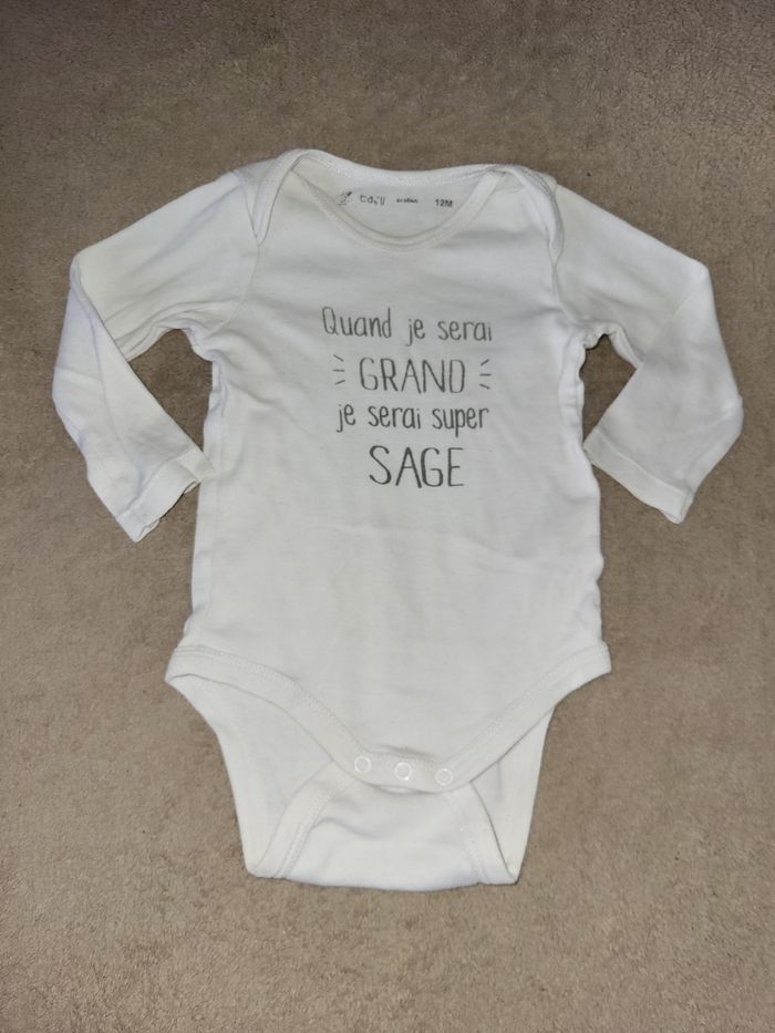 Bodys 12 mois - photo numéro 2