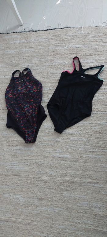Lot de 2 maillots de bain Nabaiji et Athli Tech 14 ans