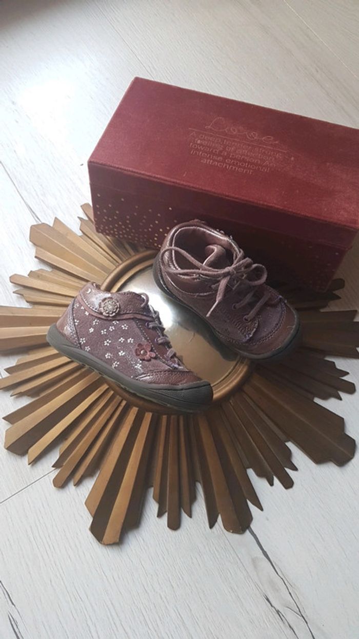 Botillons de marche fille mod8 p.20 mauves