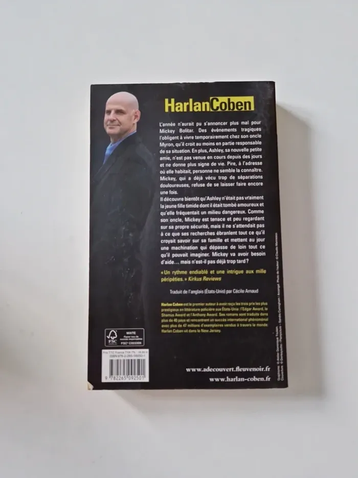 Livre "A découvert" de Harlan Coben - photo numéro 2