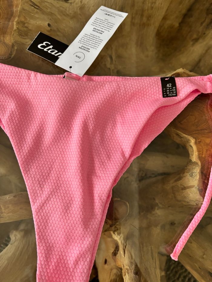 Bas de maillot de bain Etam rose - photo numéro 4