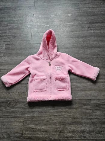 Manteau fourré fille taille 9 mois