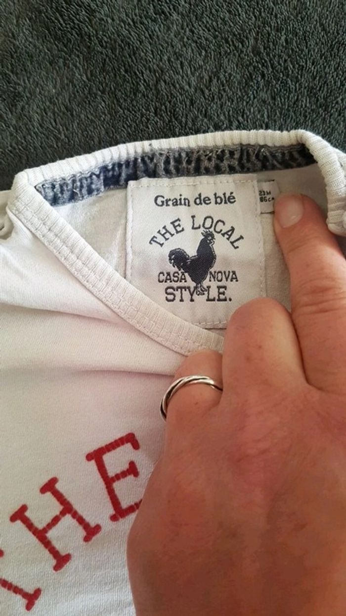 T-shirt manche longue grain de blé 23 mois - photo numéro 3