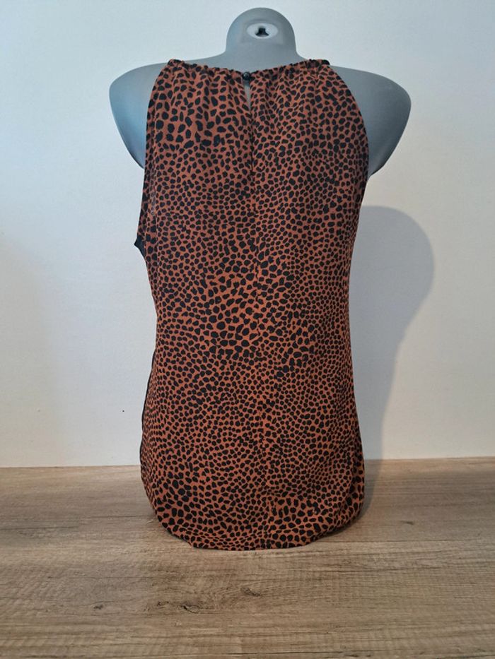 Top haut leopard camaïeu Taille 40 Tbe - photo numéro 4