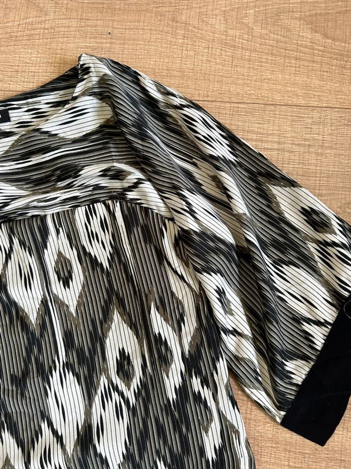 Robe imprimée kaki beige et noire Morgan taille 38 jamais portée - photo numéro 14