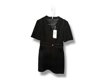 Robe noire Caroll avec étiquette - 36 - chic été