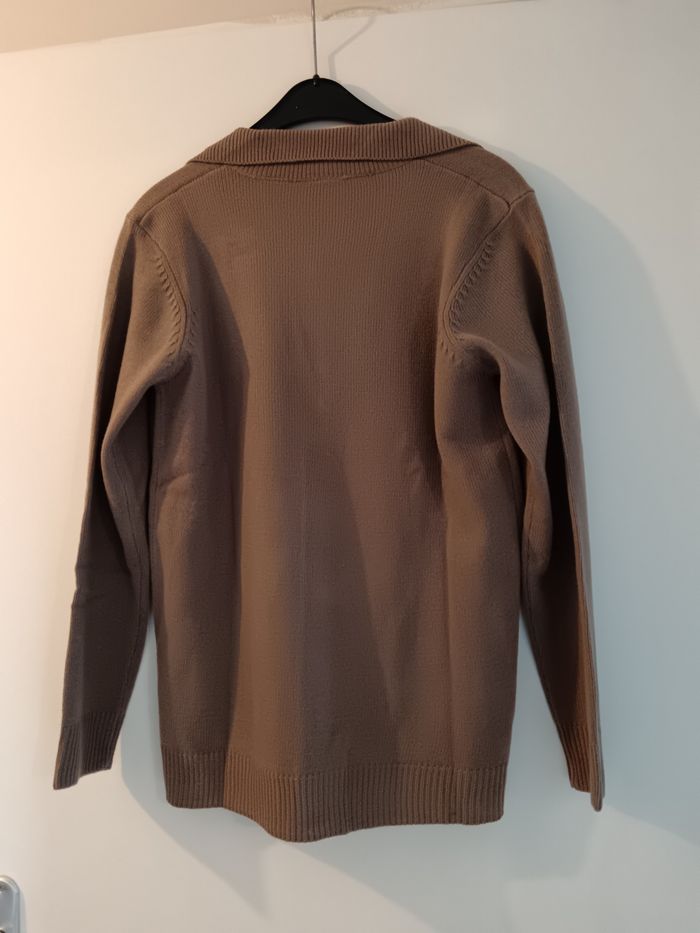Gilet beige marron clair 38/40 - photo numéro 2