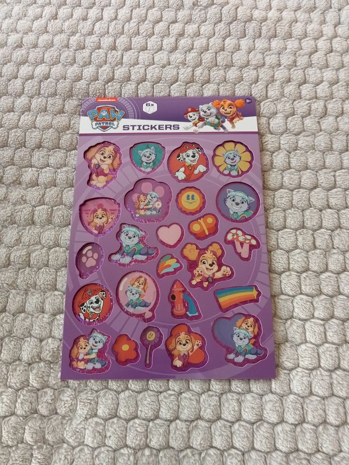6 fiches stickers