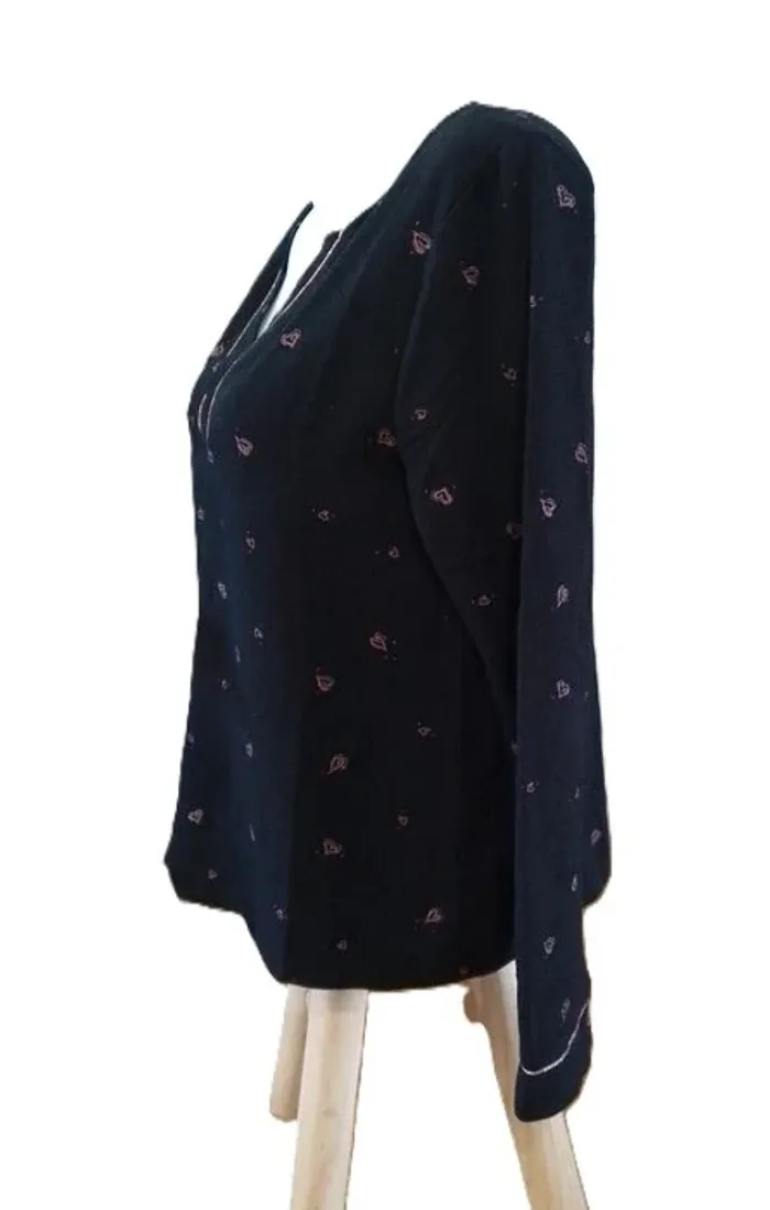Blouse taille 2 - 100% polyester - Cherry Paris - photo numéro 5