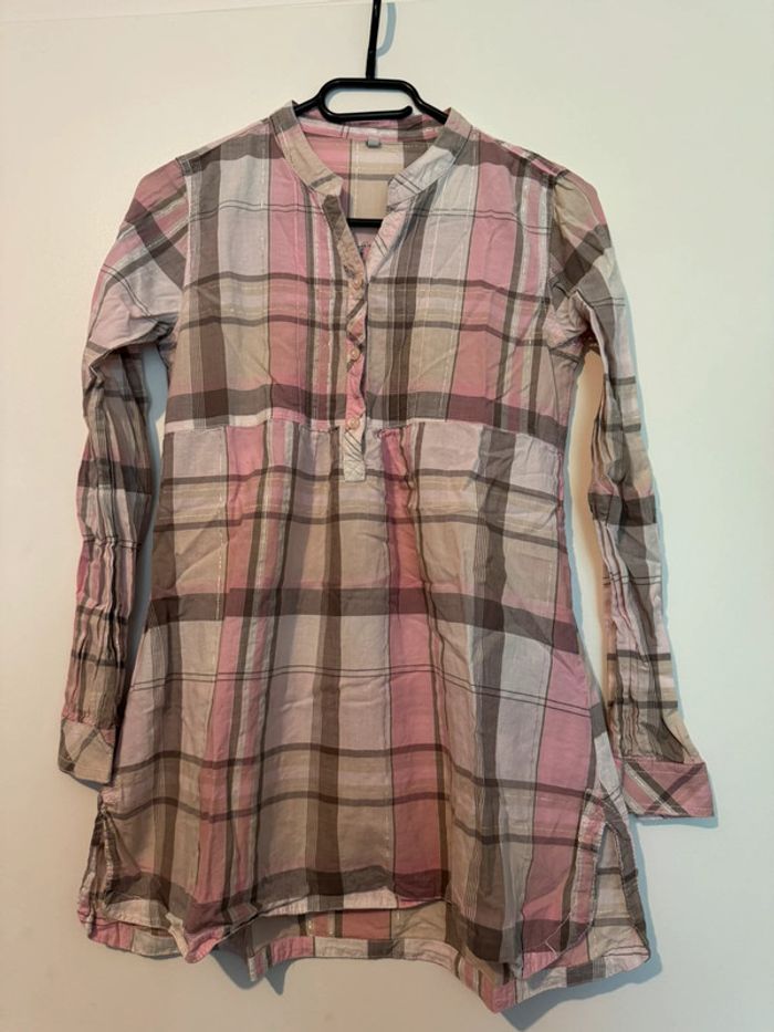 Tunique à carreaux