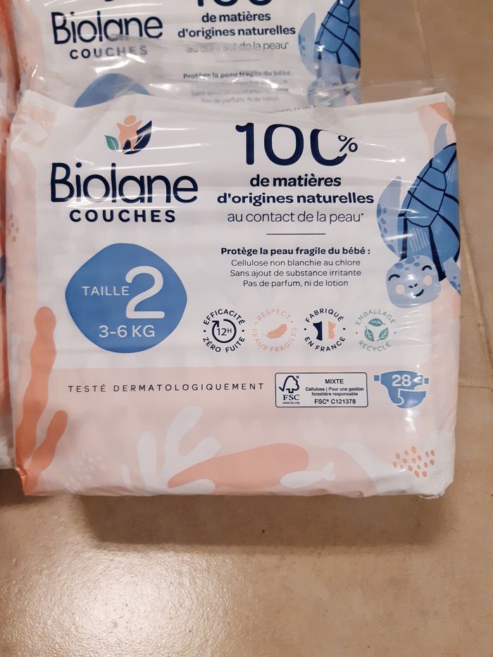 Lot couches biolane