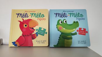Lot de 2 livres "Mon premier Méli-mélo rigolo" Éditions yoyo
