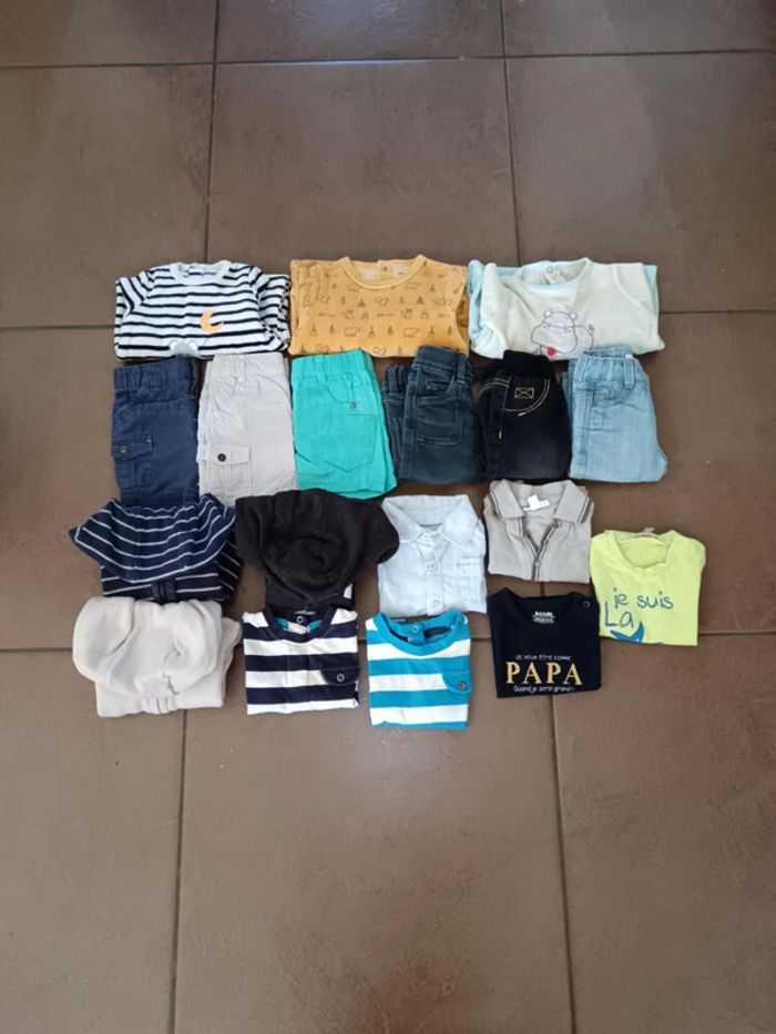 Lot de 18 vêtements garçon