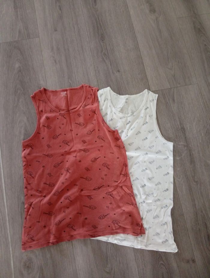 2 Debardeurs en coton