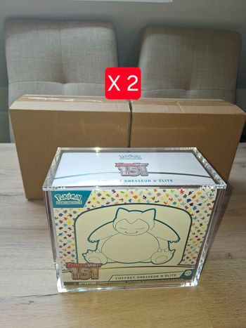 Lot de 2 acryliques etb Pokémon aimantée épaisse de qualité premium