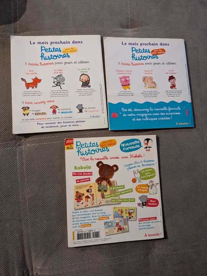 Lot de 3 magazines "Petites histoires pour les tout-petits" - photo numéro 2