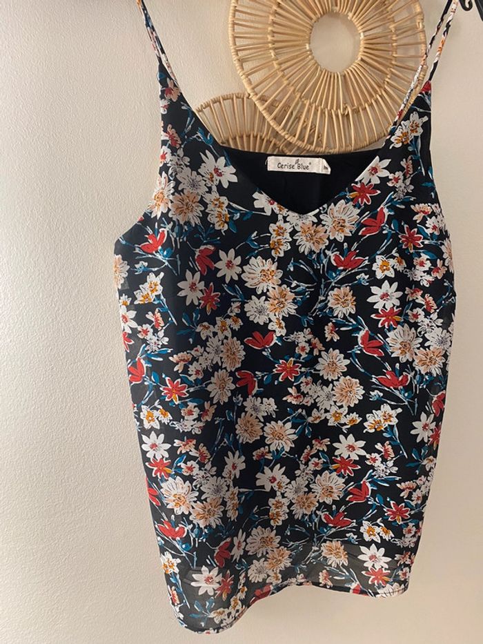 Top Cerise Blue Taille 36/38 - Neuf