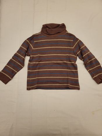 1 tee-shirt manche longue à col roulé garçon 3 ans 