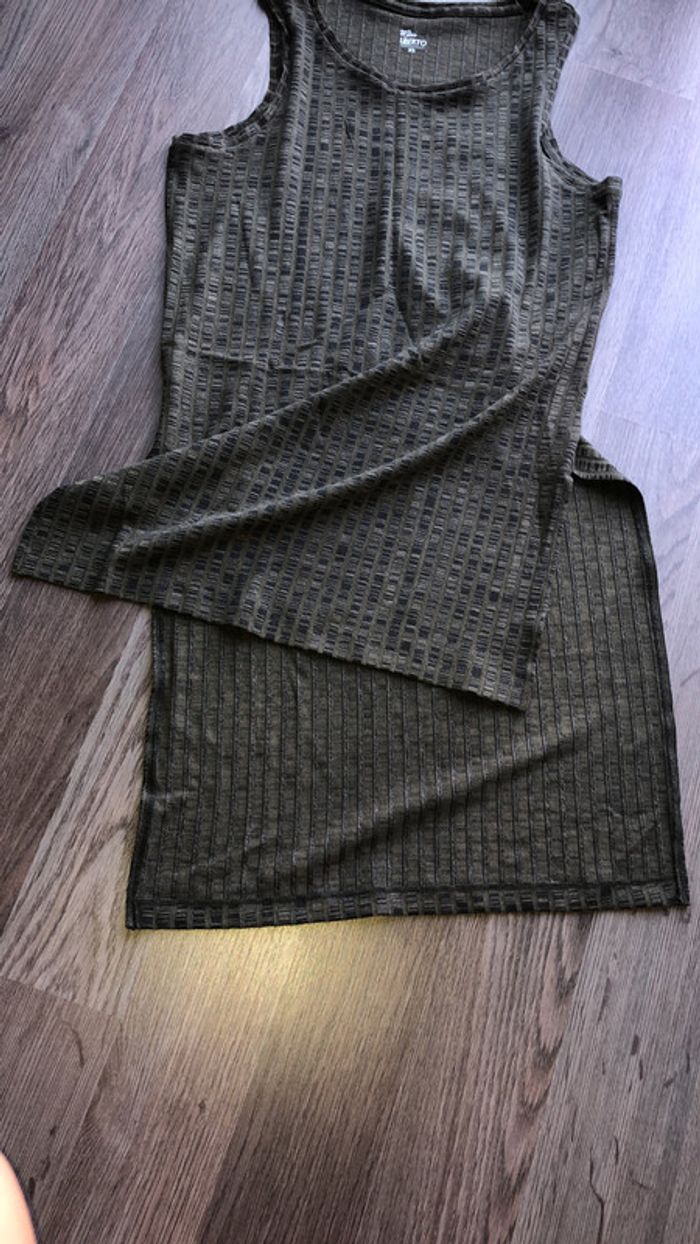 Débardeur/Tunique kaki taille 36 - photo numéro 2