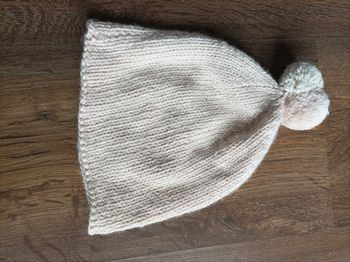 Bonnet bébé pompom