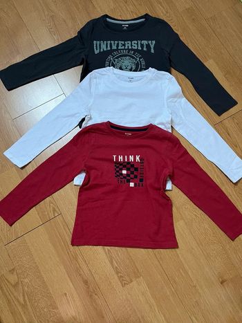 Lot de 3 t-shirts manches longues 6 ans