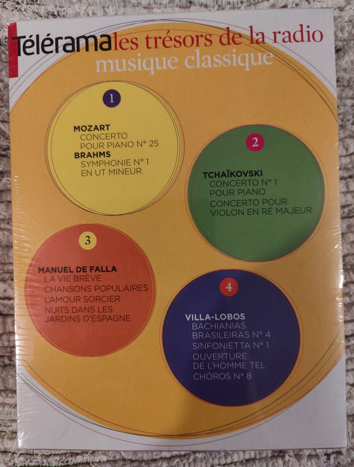 Beau coffret DVD Telerama série "Les trésors de la radio - musique classique" - photo numéro 5