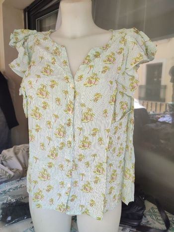 #kytieSfemme. Chemise blouse manches courtes taille S