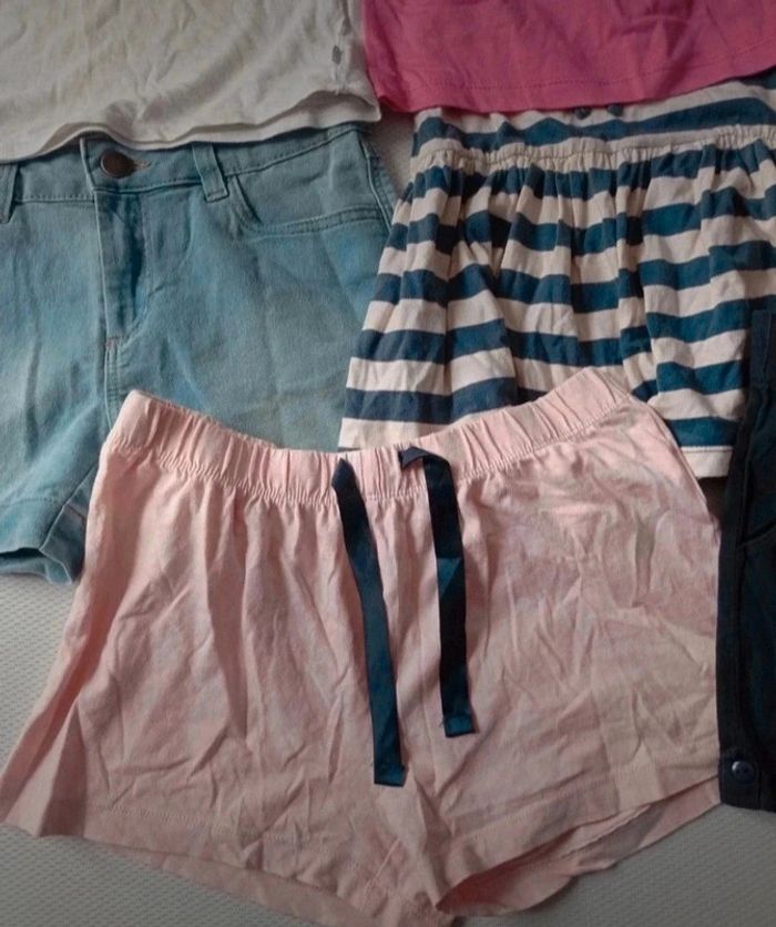 Lot 8 pièces fille 10 ans t-shirts, shorts.. - photo numéro 5
