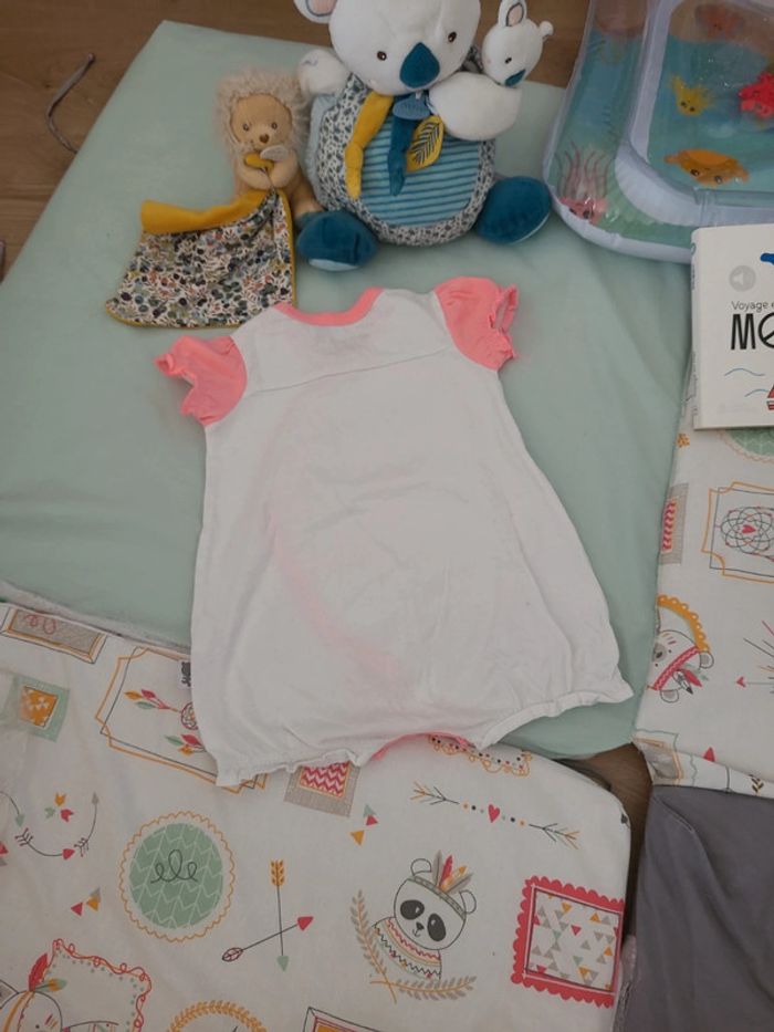 Barboteuse courte et croisée Petit Beguin 6 mois 68 cm - photo numéro 7