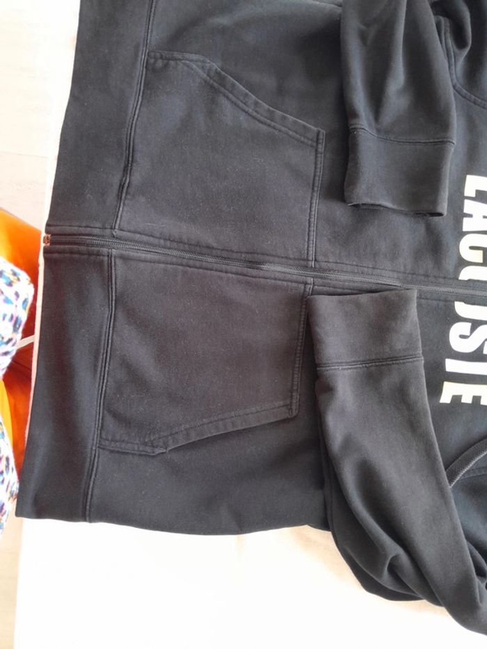 Vest sweat capuche fermeture Lacoste taille 6 - photo numéro 6