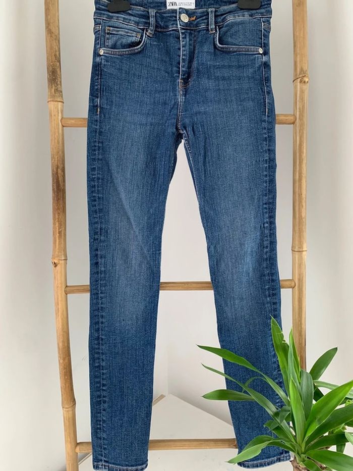 jeans skinny Zara bleu taille 36