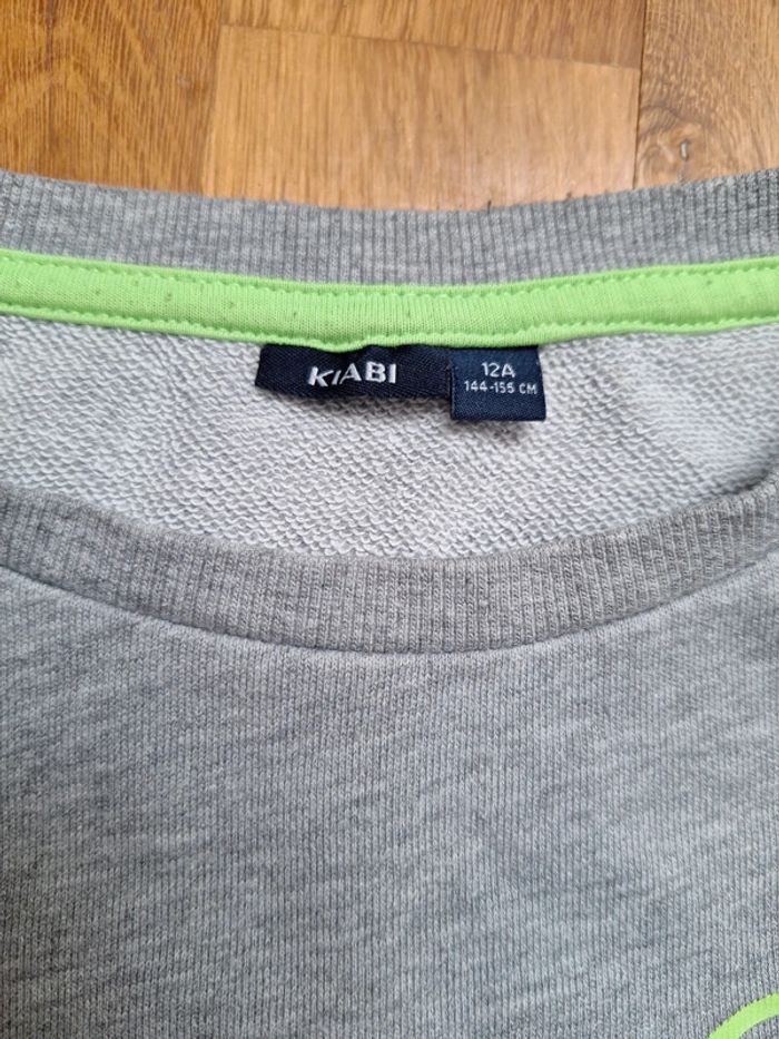 Sweat gris 12ans - photo numéro 2