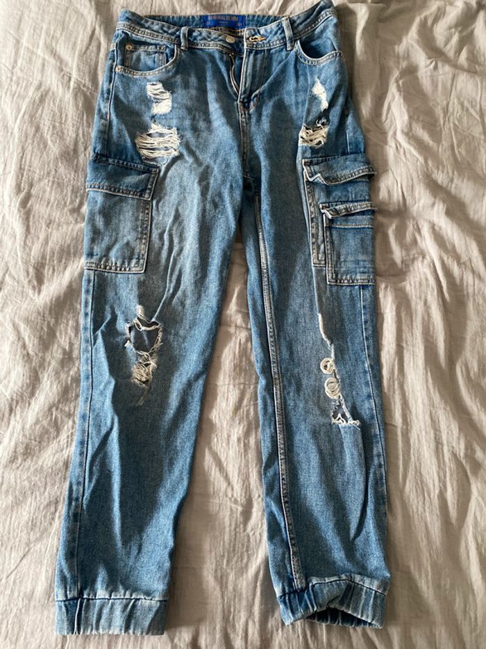 jean cargo troué taille 38