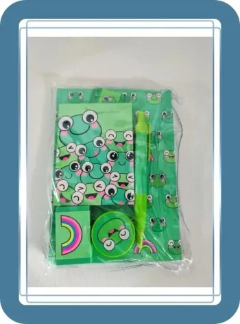 Lot de carnet et accessoires pour enfant, neuf
