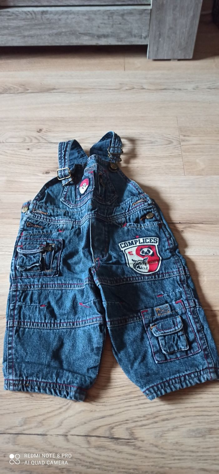 Salopette en jeans 6 mois
