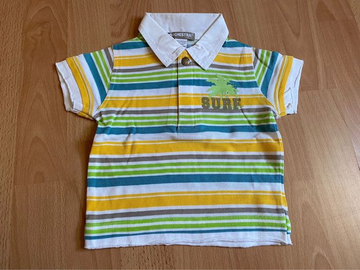 Joli T-shirt/polo MC Orchestra T. 6 mois/67 cm garçon TBE