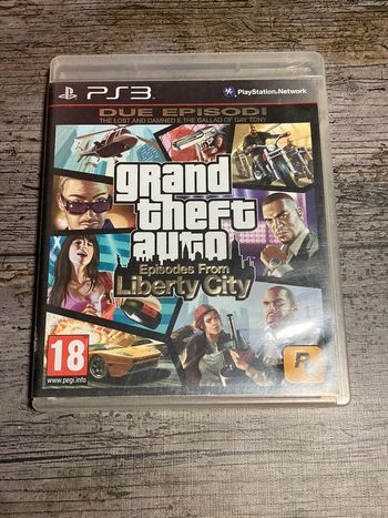 Grand theft Auto Épisodes From Liberty city Jeu PS3 Complet ITA Sony