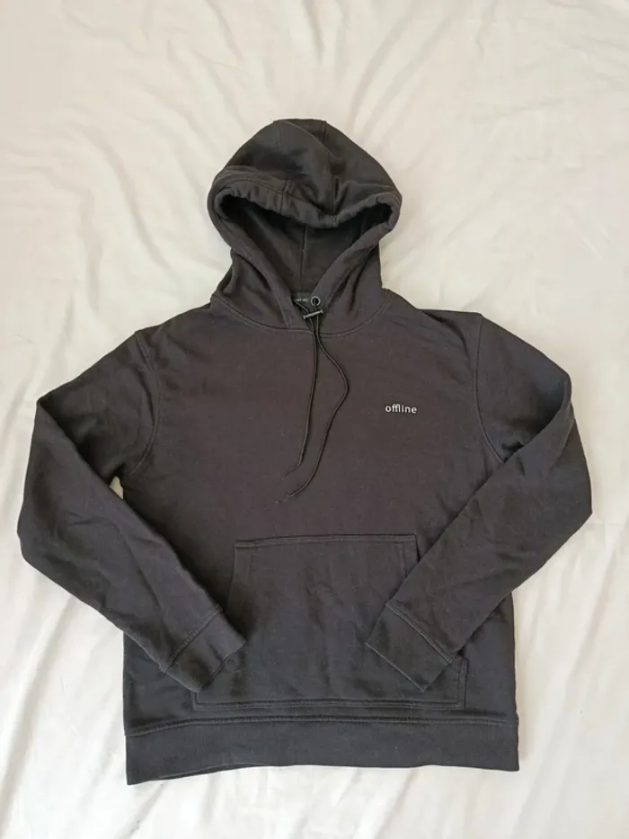 Sweat noir à capuche femme taille S Night Addict
