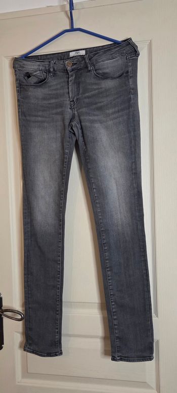 Jean gris Le Temps des Cerises T.29 (38/40 FR) – coupe slim – création française – excellent état mo