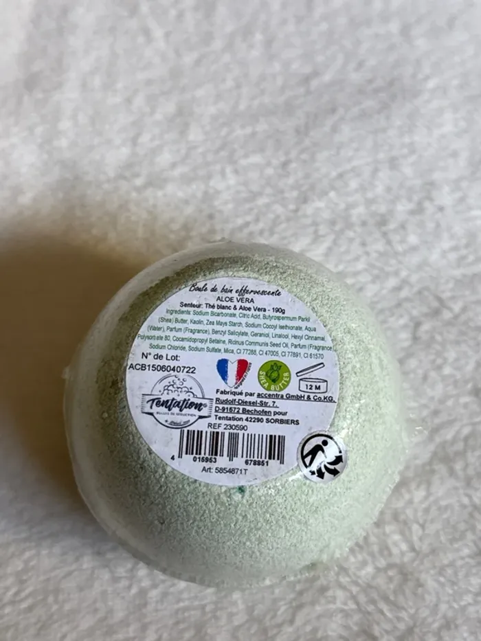 Bombe de bain aloe vera - photo numéro 2