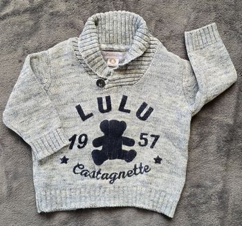 Pull 3 mois Lulu Castagnette