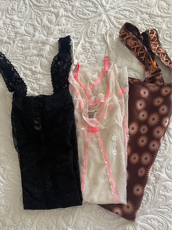 Lot de 3 nuisettes courtes