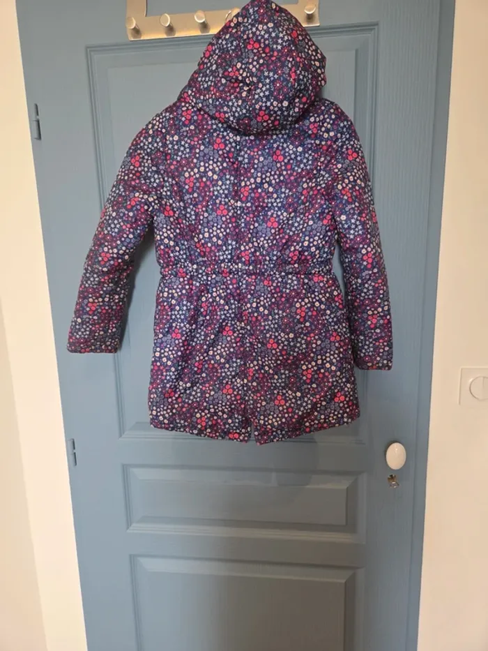 Manteau hiver réversible bleu marine et libertie sergent major taille 11 ans - photo numéro 10