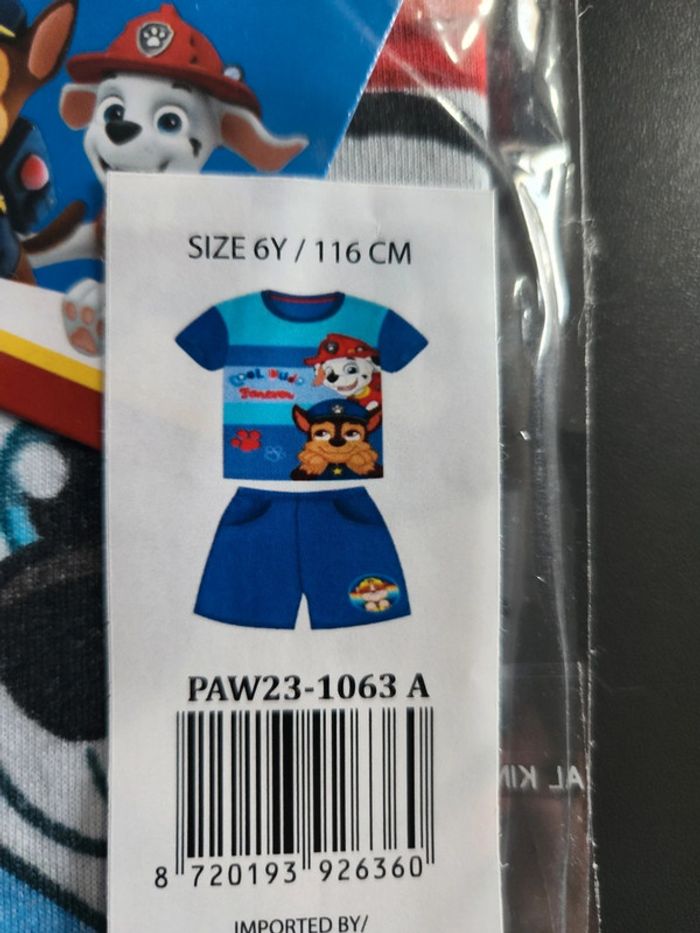 Pyjama short paw patrol - photo numéro 7