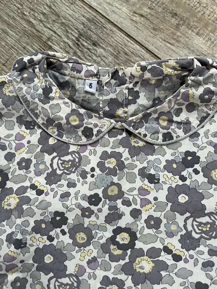 Blouse en Liberty 5 ans