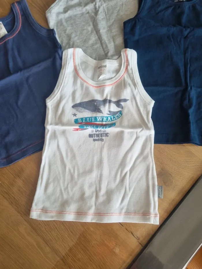 Lot 4 t-shirt sans manche - photo numéro 2
