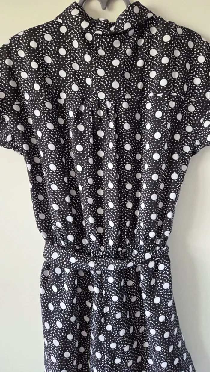 Combishort Noir et blanc de chez Cerise Blue en Taille S/36 - photo numéro 7